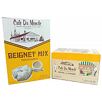 Cafe du Monde Beignet Mix And Single Serve Coffee & Chicory Boxed Set