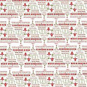 Cajun Christmas Tree Wrapping Paper