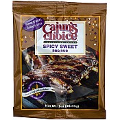 Cajun's Choice Spicy Sweet BBQ Rub 1 oz