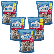 Great Value Jumbo Shell-on, Tail-on, Easy Peel 21/25 Shrimp 10 Pounds