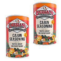 Louisiana Fish Fry Cajun Seasoning 8 oz - Pack of 2