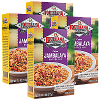 Louisiana Fish Fry Jambalaya Mix 7.5 oz Pack of 4