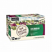 New England Coffee Colombian Decaffeinated Single Serve 12 ct Box