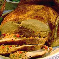 14 lb Poche's Turducken CAJUN STYLE (Plain)