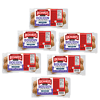 Richard's Smoked Pork Boudin 16 oz Pack of 6