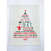 Spicy Cajun Christmas Kitchen Towel