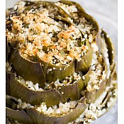 New Orleans style Stuffed Artichokes