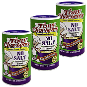 Tony Chachere's No Salt Creole Seasoning 5 oz - Pack of 3