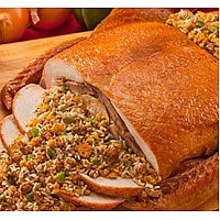 2 Premium Turduckens with Cornbread Stuffing 15 lbs